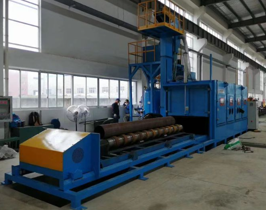 海西喷砂机在管道除锈中的现场施工应用